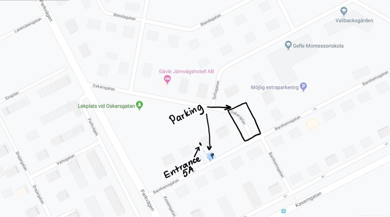 3 Rooms With Private Kitchen & Private Bathroom 5B Євле Екстер'єр фото